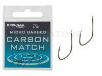 Hameçons Drennan Carbon Match Micro Barbed Spade End - #14