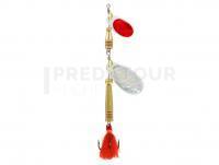 Cuiller Tournante Jenzi Phantom-F Tandem 14g - Red/Silver Reflex