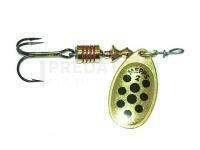 Cuiller Tournante Mepps Aglia Decorees Gold/Black dots - no. 5
