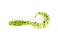 Leurre Souple FishUp Fancy Grub 2.5 - 055 Chartreuse/Black