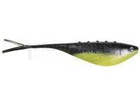 Leurre souple Dragon Fatboy Pro 11.5cm - chartreuse/black/silver glitter