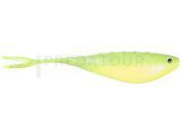 Leurre souple Dragon Fatboy Pro 11.5cm - super yellow/chartr./black/blue glitter