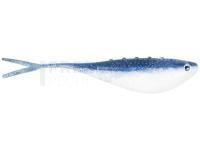 Leurre souple Dragon Fatboy Pro 11.5cm - white/clear/blue glitter