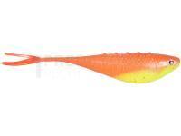 Leurre souple Dragon Fatboy Pro 15cm - chartreuse/orange fluo/black glitter/silver glitter