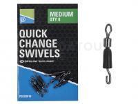 Emerillons Preston Quick Change Swivels - Medium | 8 per pack