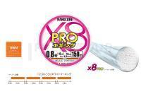 Tresse Duel Hardcore X8 Pro EGI OWM 150m #0.8 0.15mm 16lbs 7kg (H3908)