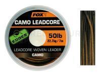 Tresse Fox Edges Camo Leadcore Woven Leader 7m 50lb