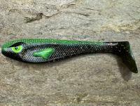 Leurre souple Great Fish Rocky Ripper 16cm - black alien