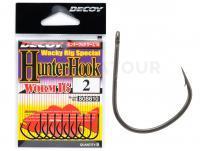 Hameçons Decoy Hunter Hook Worm 16 Mat Black - #1