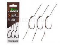 Hameçons Korda Loop Rigs Klor Micro Barbed #2 50lb 22kg 3pcs