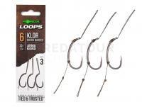 Hameçons Korda Loop Rigs Klor Micro Barbed #6 30lb 13kg 3pcs