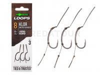 Hameçons Korda Loop Rigs Klor Micro Barbed #8 30lb 13kg 3pcs