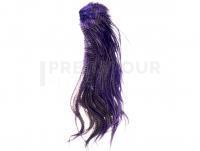 Hareline Dubbin Half Grizzly Saddle - #298 Purple