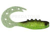 Dragon Leurre Souple Hitman 10cm - Chartreuse/Black | Silver glitter