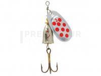 Cuiller Tournante Jenzi Phantom-F Bellspinner 10g - Silver Red (A)