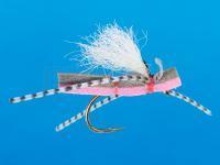 Mouche sèche Pink/Grey Hopper no. 12