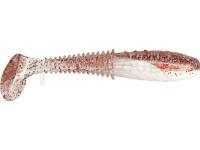 Leurre souple Dragon Invader Pro 10cm - White/Clear - red glitter