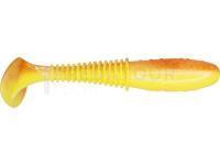 Leurre souple Dragon Invader Pro  5cm - Super Yellow/Clear - orange glitter