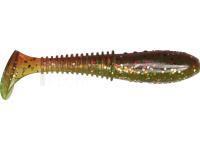 Leurre souple Dragon Invader Pro  6cm - Clear Smoked/Mot.oil - black/red glitter