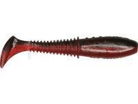 Leurre souple Dragon Invader Pro  7.5cm - Red/Black - black/red glitter