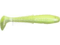 Leurre souple Dragon Invader Pro  8.5cm - Pearl/Super Yellow - silver glitter