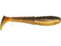 Leurre souple Dragon Invader Pro  8.5cm - Yellow Fluo/Mot.Oil - black glitter