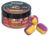 Jaxon Dumbels Duo Color Sinking Method Feeder 50g 8/10mm - Tigernuts-Corn