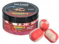 Jaxon Dumbels Duo Color Sinking Method Feeder 50g 8/10mm - Vanilla-Bloodworm