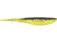 Leurre souple Dragon Jerky PRO 12,5cm - Super Yellow / Clear Black