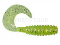 Leurre souple Dragon Jumper 2,5cm Chartreuse - silver glitter