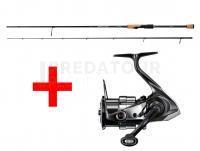 Moulinet Shimano Vanquish FC 2500S + Gratis Shimano Yasei BB Street Spinning 2.10m 3-12g