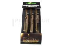 Korda Leadcore Leaders 3x Hybrid Lead Clip Gravel Brown 1m