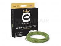 Soie mouche Cortland Euro Nymph Mono Core | Gecko Green | 90ft | LEVEL .017