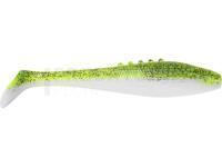 Leurre souple Dragon Lunatic Pro 15cm - Pearl/Chartreuse | Black Glitter