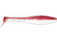 Leurre souple Dragon Lunatic Pro 7,5cm - White/Clear | Red Glitter