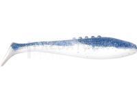 Leurre souple Dragon Lunatic Pro 8.5cm - White/Clear | Blue Glitter