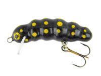 Leurre Microbait Maggot 33mm - Black Yellow