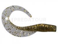 Leurre souple Dragon Maggot 5cm Brown - gold glitter