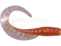 Leurre souple Dragon Maggot 5cm Carrot Silver Glitter