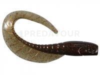 Leurre souple Dragon Maggot 5cm Green - red glitter