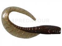 Leurre souple Dragon Maggot 6,5cm Green - red glitter