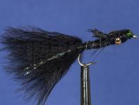 Mouche Marabou Damsel Nymph Black no. 10