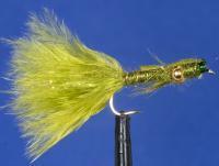 Mouche Marabou Damsel Nymph Olive no. 10