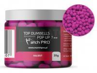 Match Pro Top Dumbells Pop Up 20g 7mm - Halibut