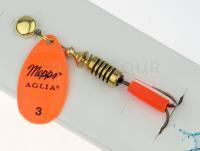 Cuiller Tournante Mepps Aglia Fluo #3 | 6.5g - Orange