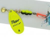 Cuiller Tournante Mepps Aglia Fluo #4 | 9g - Chartreuse