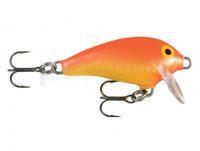 Leurre Rapala Mini Fat Rap 3cm - Gold Fluorescent Red