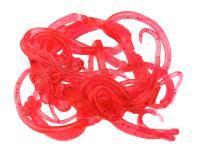 Hareline Mini Squiggle Worms - Bright Red