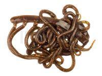 Hareline Mini Squiggle Worms - Brown Olive