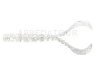 Leurres Mustad AJI Worm Chiki-Chiki 1.7" 4.3cm - Clear Silver Glitter